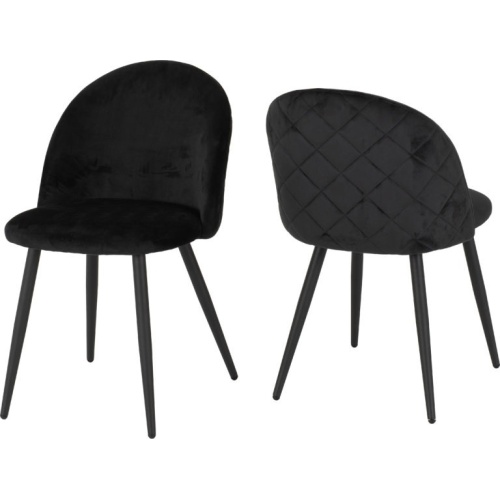 Marlow Chair Black Velvet