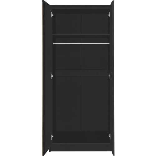 Malvern Black 2 Door Wardrobe