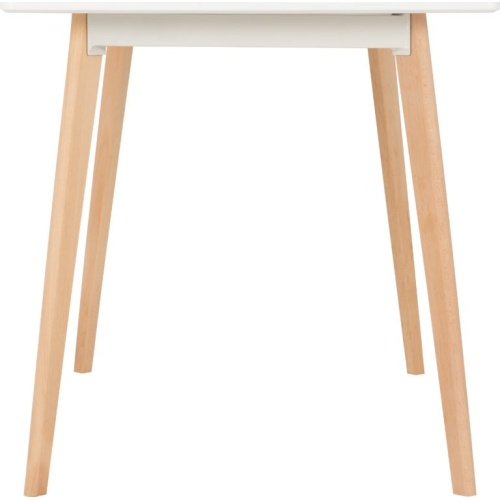 Bendal White and Beech Dining Table