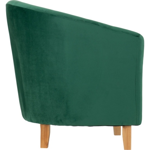 Emerald Green Velvet Tub Chair