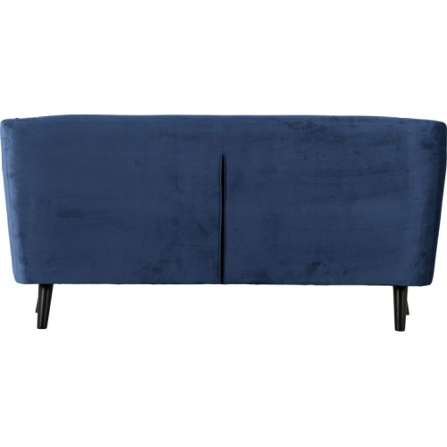Ashley Blue Velvet 3 Seater Sofa