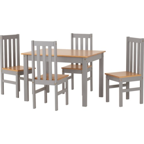 Ludlow Grey 4 Seater Dining Set