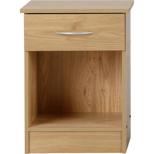 Bellingham Oak Effect 1 Drawer Bedside Cabinet