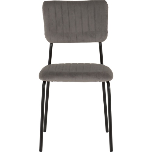Sheldon Grey Velvet Chair