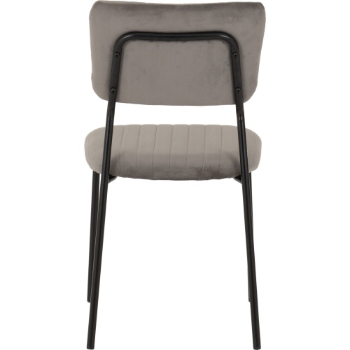Sheldon Grey Velvet Chair