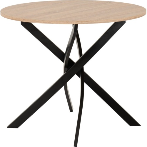 Sheldon Round Wooden Top Dining Table