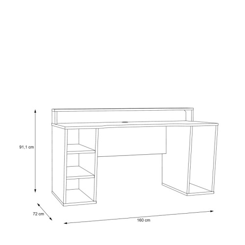 Tez-Gaming-Desk-LED-Matt-Black6.jpg IW Furniture | Free Delivery