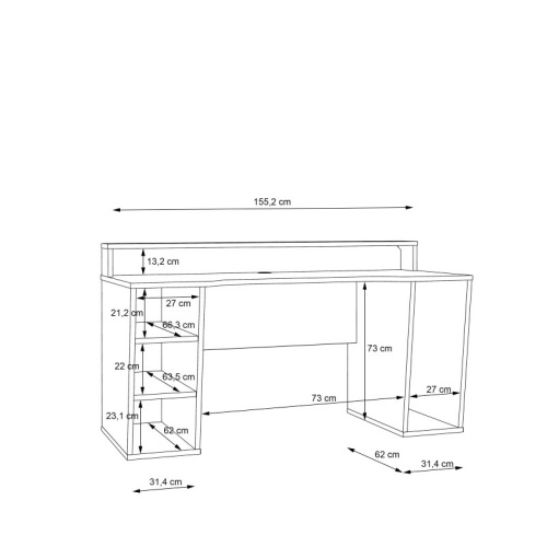 Tez-Gaming-Desk-LED-Matt-Black7.jpg IW Furniture | Free Delivery