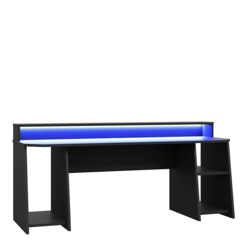 Tez-Gaming-Desk-with-Blue-LED-Matt-Black.jpg IW Furniture | Buy Now