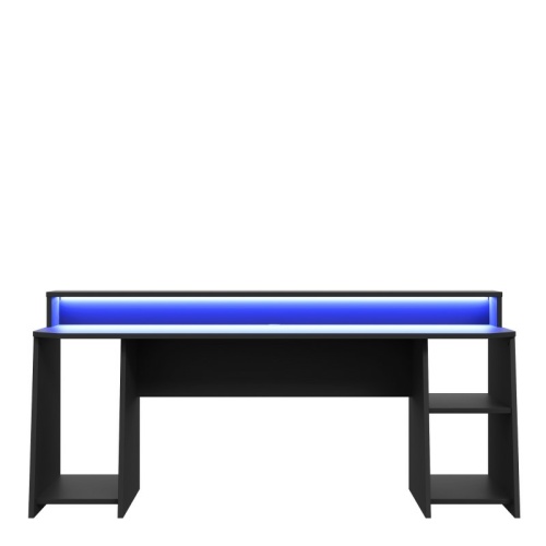 Tez-Gaming-Desk-with-Blue-LED-Matt-Black2.jpg IW Furniture | Buy Now