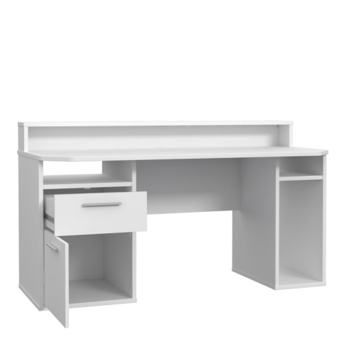 Tez-Gaming-Desk-with-Blue-LED-in-White2.jpg IW Furniture | Buy Now