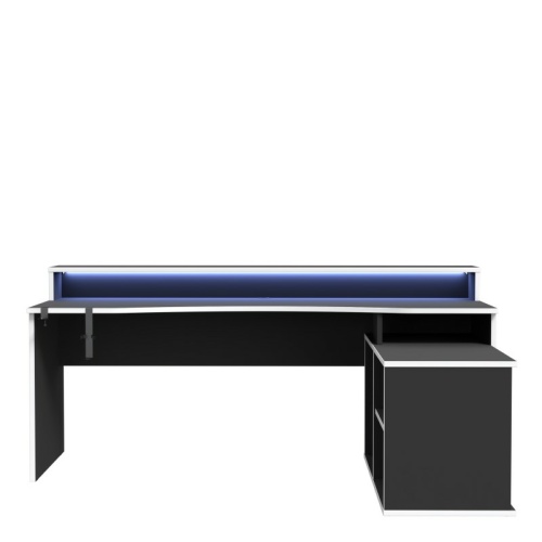 Tez-Gaming-Desk-with-LED-in-Black-White1.jpg IW Furniture | Buy Now