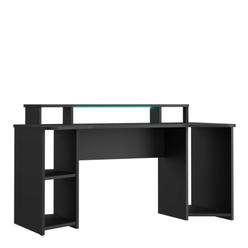 Tez-Gaming-Desk-with-LED-in-Matt-Black.jpg IW Furniture | Buy Now
