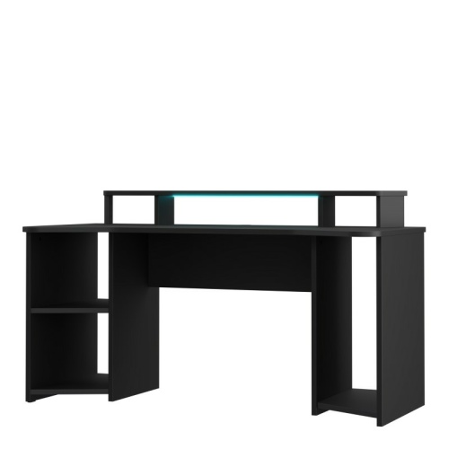Tez-Gaming-Desk-with-LED-in-Matt-Black2.jpg IW Furniture | Buy Now