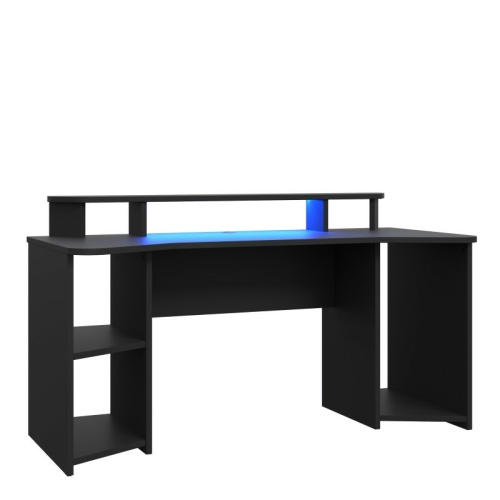 Tez-Gaming-Desk-with-LED-in-Matt-Black3.jpg IW Furniture | Buy Now