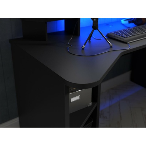 Tez-Gaming-Desk-with-LED-in-Matt-Black4.jpg IW Furniture | Buy Now
