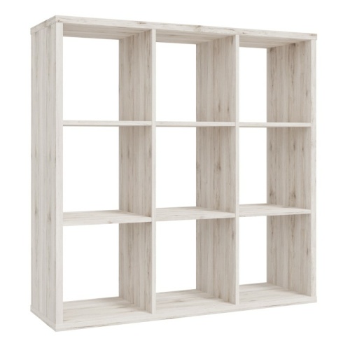 Mauro-3x3-Storage-Unit-Sand-Oak.jpg IW Furniture | Buy Now