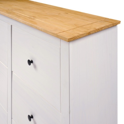 Panama 6 Drawer Chest White