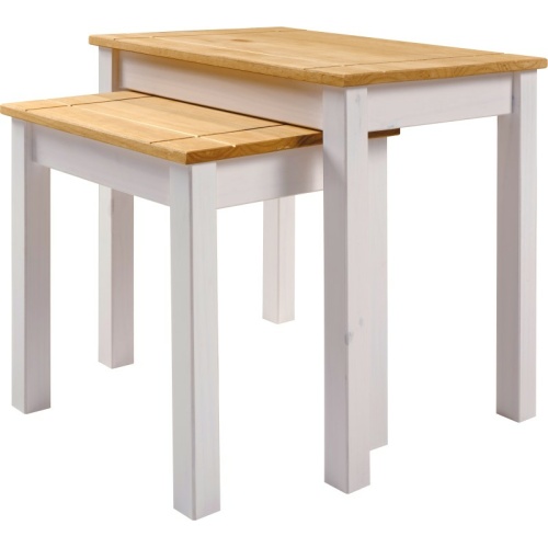 Panama Nest Of 2 Tables White