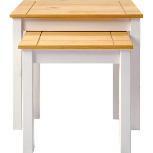 Panama Nest Of 2 Tables White
