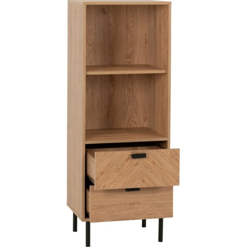 Leon 2 Drawer 2 Shelf Cabinet