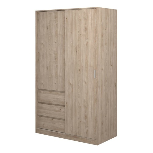 Caia-3-Door-Wardrobe-Oak1.jpg IW Furniture | Buy Now
