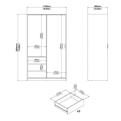 Caia-3-Door-Wardrobe-Oak6.jpg IW Furniture | Buy Now