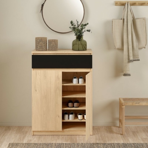 Caia-Shoe-Cabinet-2-Doors-1-Drawer-5.jpg IW Furniture | FREE DELIVERY