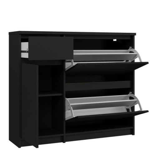 Caia-Shoe-Cabinet-2-Flip-Down-Doors-Black2.jpg IW Furniture | Buy Now