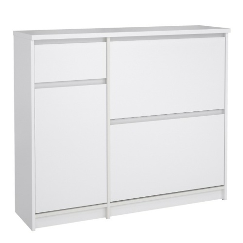 Caia-Shoe-Cabinet-2-Flip-Down-Doors-White.jpg IW Furniture | Buy Now