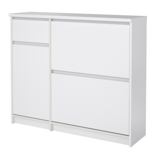 Caia-Shoe-Cabinet-2-Flip-Down-Doors-White1.jpg IW Furniture | FREE DELIVERY
