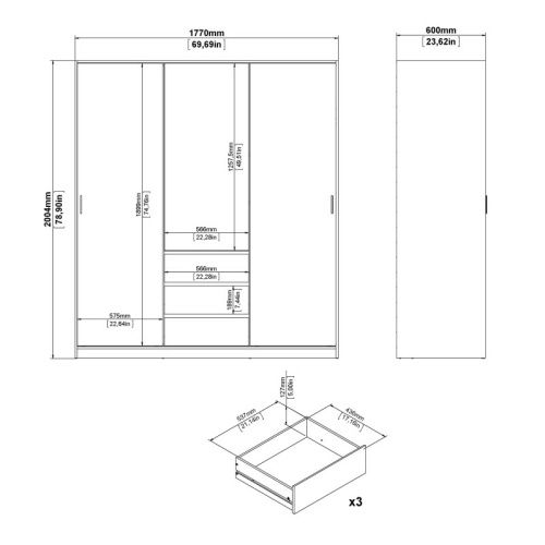 Caia-Wardrobe-with-2-Sliding-Doors-Oak5.jpg IW Furniture | Buy Now