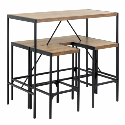 Bahamas-Bar-Table-Set-and-Black-and-Oak.jpg IW Furniture | Free Delivery