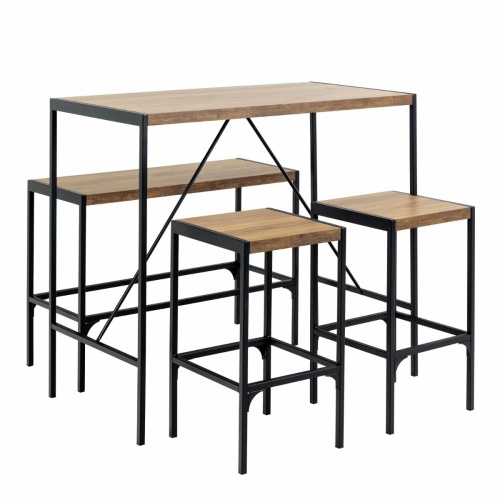 Bahamas-Bar-Table-Set-and-Black-and-Oak2.jpg IW Furniture | Free Delivery