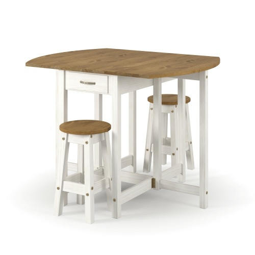 Corona-White-oval-breakfast-drop-leaf-table-set2.jpg IW Furniture | Free Delivery