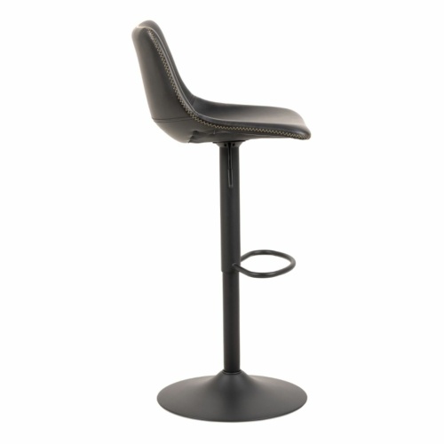 Regon Bar Stool in Black Set of 2 - Image 3