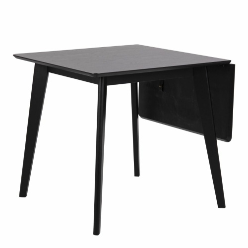 Roxby Extending Dining Table 80-120cm in Black - Image 3