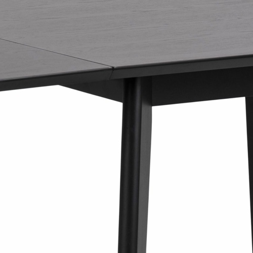 Roxby Extending Dining Table 80-120cm in Black - Image 6