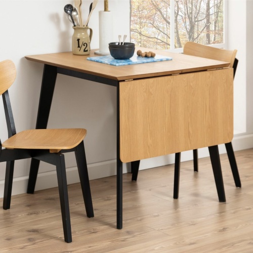 Roxby-Extending-Dining-Table-80-120cm-in-Oak-Black-4.jpg IW Furniture | Free Delivery
