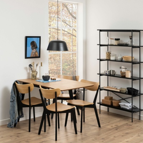 Roxby-Extending-Dining-Table-80-120cm-in-Oak-Black-5.jpg IW Furniture | Free Delivery