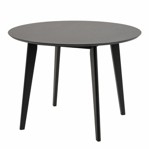 Roxby Round Dining Table in Black 105