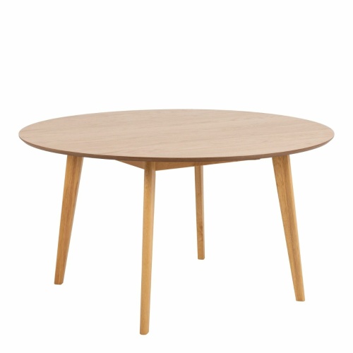 Roxby Round Dining Table in Oak 140