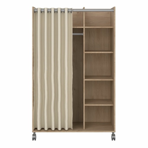 Uppsala Open Mobile Wardrobe Oak