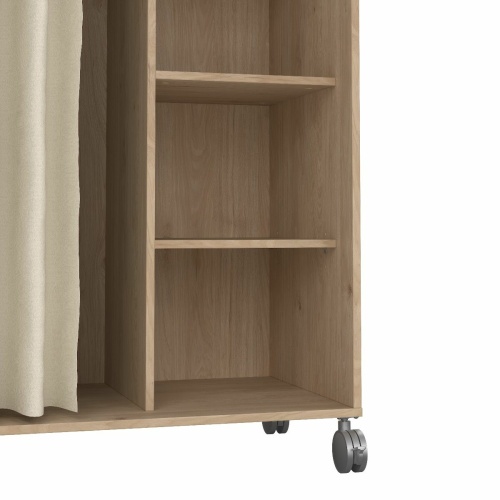 Uppsala Open Mobile Wardrobe Oak