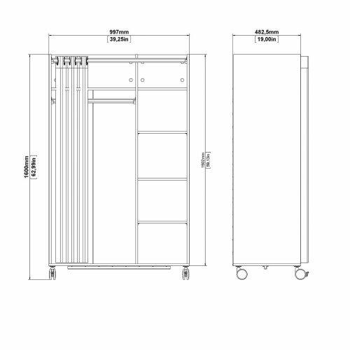 Uppsala Open Mobile Wardrobe