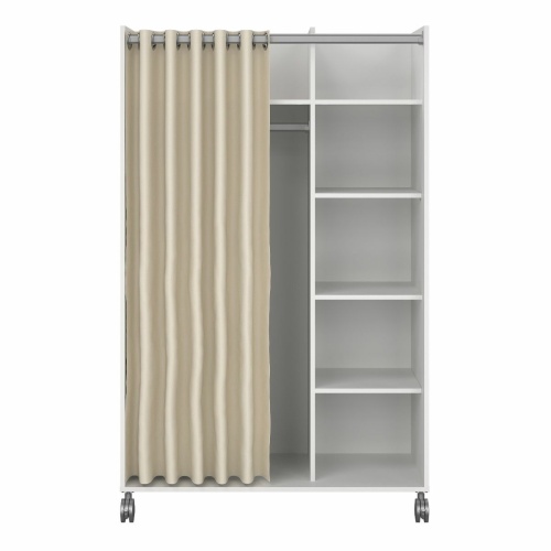 Uppsala Open Mobile Wardrobe White