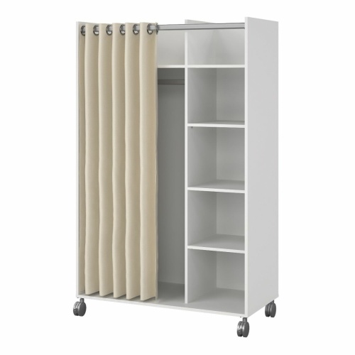 Uppsala Open Mobile Wardrobe White