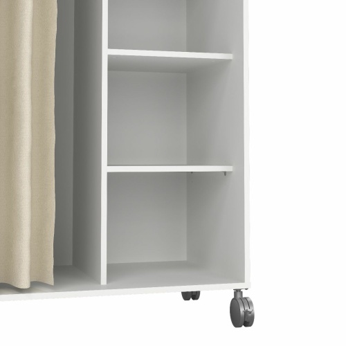 Uppsala Open Mobile Wardrobe White