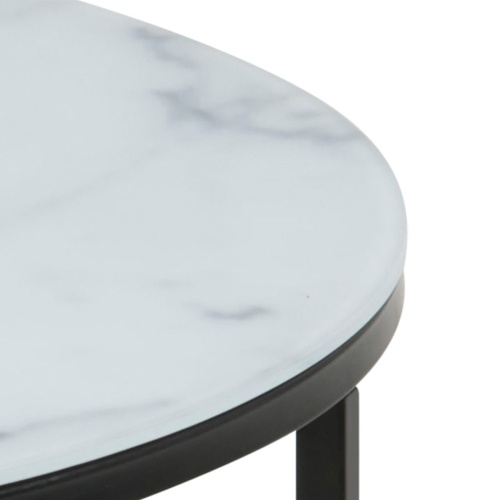 Alisma-Round-Coffee-Table-White-Black4.jpg IW Furniture | Free Delivery