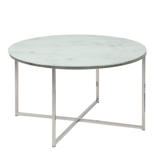 Alisma-Round-Coffee-Table-White-Marble.jpg IW Furniture | Free Delivery